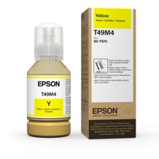 GENUINE OEM Epson Dye Sublimation Yellow 4-Ink Set For F170 & F570 (T49M420) picture