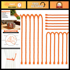 18pcs Reusable Silicone Cable Ties - 6in, 12in, 18in Twist Ties for Organizing picture