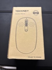 Tecknet Wireless Quite Mouse TK-MS006 Light Teal Beautiful New picture