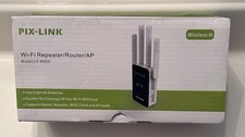 Wireless-N Pix-Link Wi-Fi Repeater Router /AP Model LV-WRO9 Double The Coverage picture