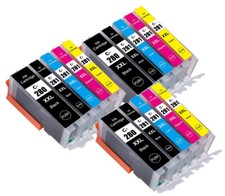 15PK XXL Ink Cartridges for PGI-280 CLI-281 Canon TS6120 TS6220 TR8520 Hi Yield picture