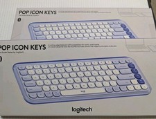Logitech POP ICON KEYS  Wireless Bluetooth Keyboard, for Laptop, Tablets, PC picture