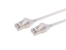 Monoprice Cat6A Ethernet Patch Cable 10ft White Snagless Component Level 30AWG picture