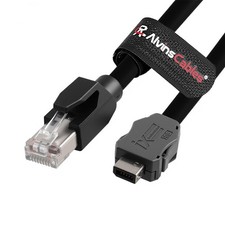 50cm IX Industrial Cable IX30G-A-10S-CV(7.0) A Key RJ45 for PLC Machine Vision picture