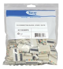 ICC ICC-IC110CB5PC 110 CONNECTING BLOCK- 5-PAIR- 100 PK picture