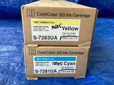 NEW Lot of 2, ComColor GD C/Y Ink Cartridge S-7281UA/83UA picture