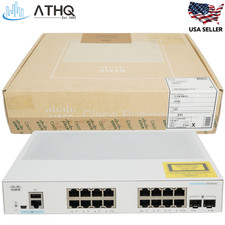 Cisco CBS250-16T-2G-NA 16-Port Gigabit Ethernet Smart Managed Switch SFP Refresh picture