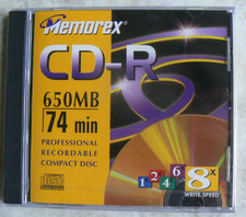 Memorex CD-R Professional Recordable Compact Disc 650MB/74 Minutes 8x Write NEW picture