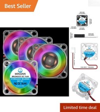 High-Performance 25mm RGB Fans - Ultra-Low Noise Cooling Solution (Pack of 4) picture