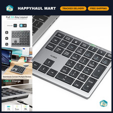 Wireless Bluetooth Number Pad for Laptop - 2.4G Connection, Portable Keypad picture