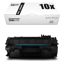 Eurotone 10x Toner Cartridge Eurotone instead of CE505A 05A P2034 P2035 P2033 P2054 picture
