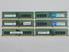 Lot of 6 Various 16GB DDR4-2666 Desktop RAM. Tested Good. May have minor nicks. picture