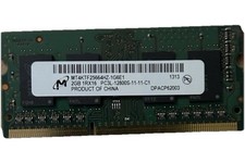 Micron 2GB DDR3L PC3L-12800S SO-DIMM 204-Pin Laptop RAM MT4KTF25664HZ-1G6E1 picture