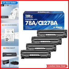 Toner Cartridge 78A CE278A Black 4 Pack High Yield 2100 Pages LaserJet P1606dn picture