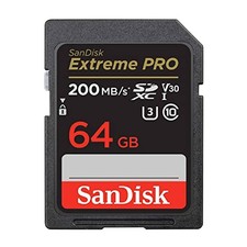 SanDisk SD Card Extreme PRO 64GB UHS-I V30 SDSDXXU-064G-GHJIN NEW picture
