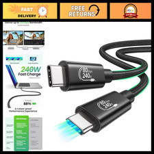 10FT Thunderbolt 5 Cable, 80Gbps USB4 High-Speed Data Transfer, Compatible Acces picture