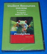 Student Resources Prealgebra w/Robert H. Prior DVD's (2), New & Factory Sealed picture