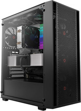 ATX Mid Tower Gaming Computer PC Case with Side Tempered Glass picture