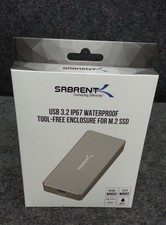 SABRENT EC-WPTF USB 3.2 Gen 2 Water-Resistant M.2 Drive Enclosure Silver picture