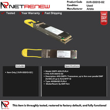 Arista QSFP-40G-PLRL4 XVR-00013-02 40G 4x1310nm LR QSFP+ Optical Transceiver picture