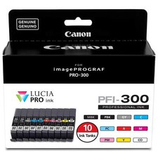 PFI 300 10 Color Ink Pack for PRO 300 Inkjet Printer Professional Quality picture