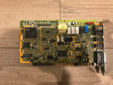 Aztech I38-MMSN855 33.6K Modem SRS Sound 16 bit ISA Card 050-514903-405 picture