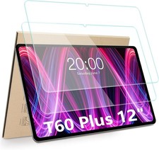 2-Pack Tempered Glass Protectors for TECLAST T60Plus Tablet, Anti-Scratch, HD Cl picture