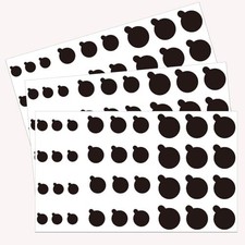 108 PCS Camera Cover Stickers | Black Webcam Cover Vinyl Stickers, Camera Covers picture
