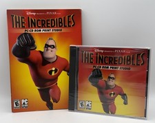 2004 Disney Pixar The Incredibles PC CD-ROM Print Studio Software Sealed picture