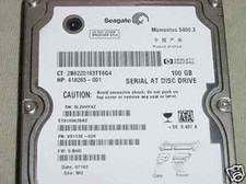 Seagate ST9100828AS 9S113E-020 FW:3.BHD WU 100gb Sata 2.5