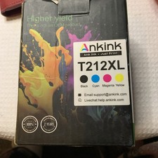 Ankink T212XL Higher Yield Toner Cartridges Color Cyan Magenta Yellow Warranty picture