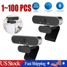 1080P Full HD USB Webcam for PC Desktop,Laptop Web Camera with Microphone LOT picture