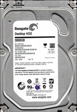 ST3000DM003 P/N: 1F216N-568 F/W: CC54 TK Z31 Seagate 3TB picture