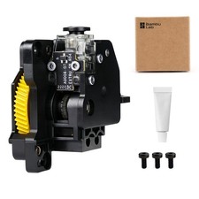 Hardened Steel Extruder Unit with Dual Gears for Bambu Lab X1 X1C 3D Printer picture