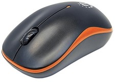 Manhattan Products 179409 Wireless Optical Mouse 1000DPI Orange/Black picture