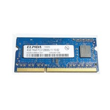 Elpida 4GB PC3-12800S DDR3 204-Pin SO-DIMM RAM Memory EBJ40UG8BBU0-GN-F picture