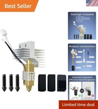 3D Printer Hotend Kit Ceramic Nozzle Hardened Steel Brass Compatible picture