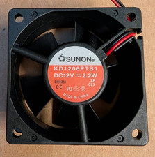 Sunon KD1206PTB1  60mm x 25mm DC12V  Cooling Fan 2-Wire picture