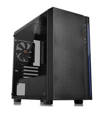 Thermaltake Versa H18 Tempered Glass Black Spcc Micro ATX Gaming Computer Cas... picture