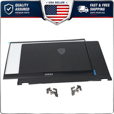 Black LCD Cover Bezel Hinges for MSI GE66 Vector GP66 MS-1541 MS-1542 MS-1543 picture