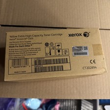 Genuine OEM Xerox 106R03918 Extra High Capacity Yellow Toner (2019 date) C600 picture