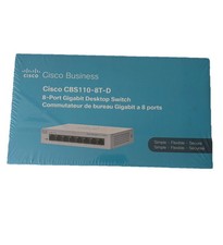 Cisco Business CBS110-8T-D Unmanaged Switch, 8 Port GE, Desktop, Squeezed Box picture