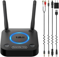 B06TX Bluetooth 5.3 Transmitter - Long Range, Dual Headphone Support & AptX HD picture