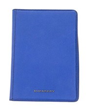 BURBERRY MINICONISTON Sapphire Blue iPad Mini Cover Case 100% Leather MSRP 425$ picture