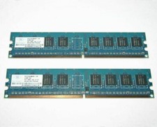 RAM Nanya PC2-4200u 2x 512MB 1GB Total DDR2 533 MHz 1Rx8 Computer PC Memory picture