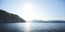 Landscape ocean view nature Custom Gaming Mat Desk picture