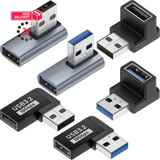 Warmstor 6 Pack 10Gbps USB 3.1 Male to Female 6-Pack - 6 Types 90 Degree picture