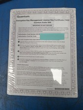 Quantum I500 14U EKM Encryption Key Management License, brand new, never actvted picture