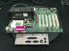 TYAN S1854 AGPX4-PCI-ISA Motherboard W/ I/O Shield, RAM & Intel Pentium II SL2WY picture