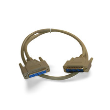 3ft DB25 Male to DB25 Female Cable Beige Extension - Beige picture